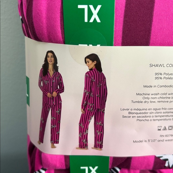 Room Service Zebra Pajama Set - Picture 5 of 5